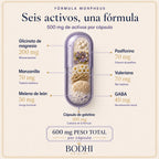 Morpheus — Fórmula nocturna · Sistema 4 en 1